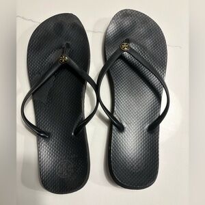 COPY - Black Tory Burch Flip Flop - size 11